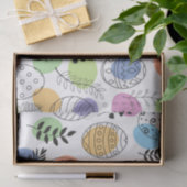 Schattige kleurrijk paaseierpatroon tissuepapier (Geschenk)