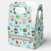 Schattige Kleurrijk Pirate Pattern Kids Verjaardag Bedankdoosjes (Geopend)