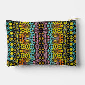 Schattige kleurrijk puntkunstpatroon etui (Achterkant)