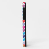 Schattige kleurrijk regenboog hartpatroon Case-Mate iPhone case (Achterkant/links)
