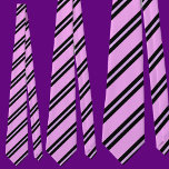 Schattige Kleurrijk Roze Streeppatroon Stropdas<br><div class="desc">De schattige kleurrijke roze strepen patroon stropdas is een perfect cadeau voor Kerstmis en verjaardagen.</div>