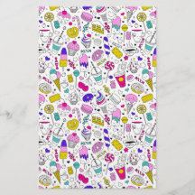 Schattige Kleurrijk Snoep Sweet Pattern