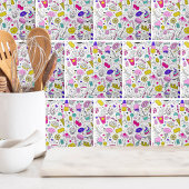 Schattige Kleurrijk Snoep Sweet Pattern Tegeltje