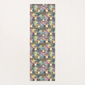 Schattige kleurrijk uil patroon yogamat (Achterkant)