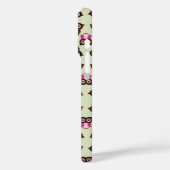 Schattige Kleurrijk Uilenpatroon Kies Kleur Case-Mate iPhone Case (Achterkant / Links)