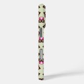 Schattige Kleurrijk Uilenpatroon Kies Kleur Case-Mate iPhone Case (Achterkant / Rechts)