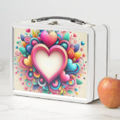 Schattige Kleurrijk Valentijnsdag hart (In situ)