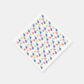 Schattige kleurrijk vliegtuig & Clouds Aviator Servet (Hoek)