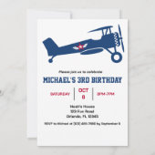 Schattige Kleurrijk Vliegtuig Voor Jongen, Leuke K Kaart (Achterkant)