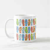 Schattige kleurrijk zomerpatroon koffiemok (Links)