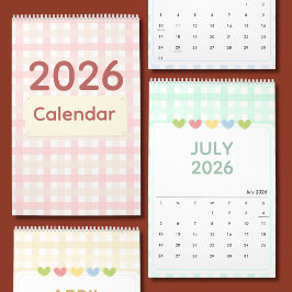 Schattige & Kleurrijke 2026 Agenda Kalender