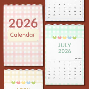 Schattige & Kleurrijke 2026 Agenda Kalender