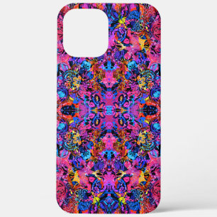 Schattige kleurrijke abstracte bloemmotieven Case-Mate iPhone case