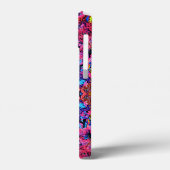 Schattige kleurrijke abstracte bloemmotieven Case-Mate iPhone case (Achterkant / Links)
