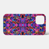 Schattige kleurrijke abstracte bloemmotieven Case-Mate iPhone case (Achterkant (horizontaal))