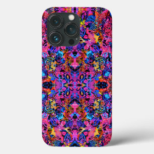 Schattige kleurrijke abstracte bloemmotieven Case-Mate iPhone case