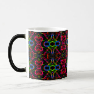 Schattige kleurrijke abstracte lijnen magische mok