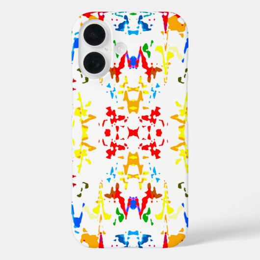 Schattige kleurrijke abstracte spetter Case-Mate iPhone case (Achterkant)