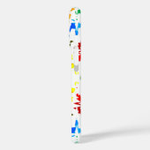 Schattige kleurrijke abstracte spetter Case-Mate iPhone case (Achterkant / Links)