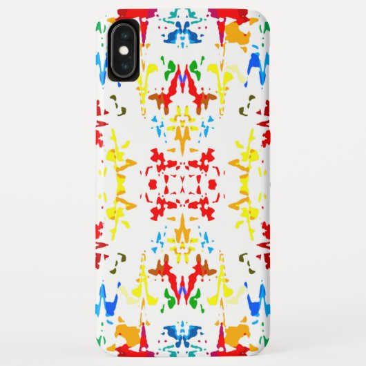 Schattige kleurrijke abstracte spetter Case-Mate iPhone case (Achterkant)