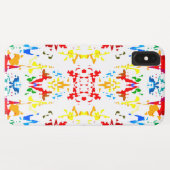 Schattige kleurrijke abstracte spetter Case-Mate iPhone case (Achterkant (horizontaal))