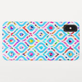 Schattige kleurrijke abstracte zigzag patronen Case-Mate iPhone case (Achterkant (horizontaal))