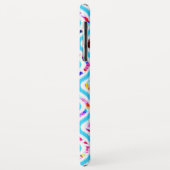 Schattige kleurrijke abstracte zigzag patronen Case-Mate iPhone case (Achterkant/links)