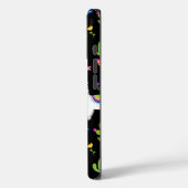 Schattige Kleurrijke Alpaca Cactus Aangepaste Naam Case-Mate iPhone Case (Achterkant / Links)