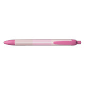 Schattige Kleurrijke Blush Pastel Bleek Roze Zwarte Inkt Pen (Achterkant)
