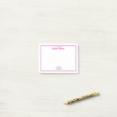 Schattige Kleurrijke Boho Regenboog Meisjes Post-it® Notes (Op bureau)