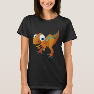 Schattige kleurrijke dinosaurus t-shirt