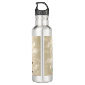 Schattige kleurrijke dog schilders, Bokeh Waterfles (Achterkant)