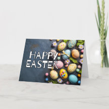 Schattige Kleurrijke Eitjes Happy Easter