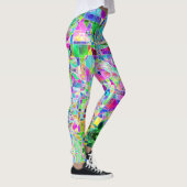 Schattige kleurrijke fragmenten ontwerp leggings (Rechts)