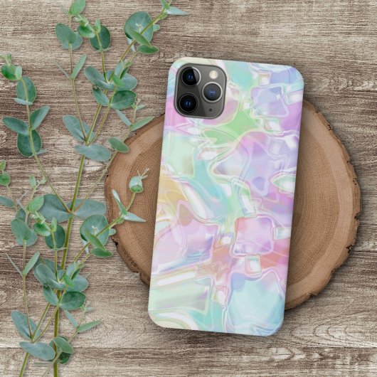 Schattige Kleurrijke Funky Swirls Art Pattern iPhone Hoesje