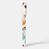 Schattige Kleurrijke Hartjes Doodle Romantisch Case-Mate iPhone Case (Achterkant / Rechts)