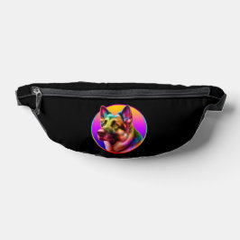 SCHATTIGE KLEURRIJKE HOND HEUPTASJE