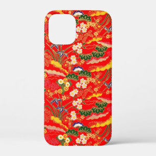 Schattige kleurrijke Japanse bloemmotieven Case-Mate iPhone Case