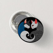 Schattige kleurrijke katten ronde button 3,2 cm (Voorkant /achterkant)
