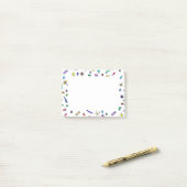 Schattige Kleurrijke Mini Bugs en Mini Beestjes Post-it® Notes (Op bureau)