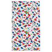 schattige, kleurrijke papegaaivogel klein cadeauzakje (Achterkant)