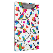 schattige, kleurrijke papegaaivogel klembord (Rechts)