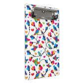 schattige, kleurrijke papegaaivogel mini klembord (Schuin)