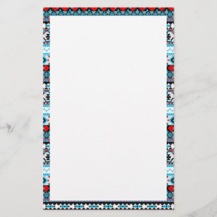 Schattige kleurrijke patronen briefpapier