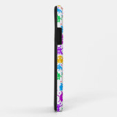 Schattige kleurrijke pixelachtige monster patronen Case-Mate iPhone case (Achterkant/rechts)
