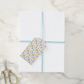 Schattige Kleurrijke Potlood Honden Cadeaulabel (Met Touw)