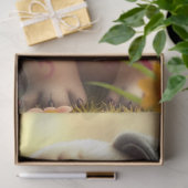 Schattige kleurrijke puppy tissuepapier (Geschenk)