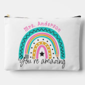 Schattige Kleurrijke Regenboog Cadeaus voor Lerare Etui (Voorkant)
