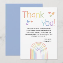 Schattige Kleurrijke Regenboog met Hartjes Baby Bo
