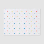 Schattige Kleurrijke Regenboog Polka Dot Confetti  Tissuepapier (Voorkant)